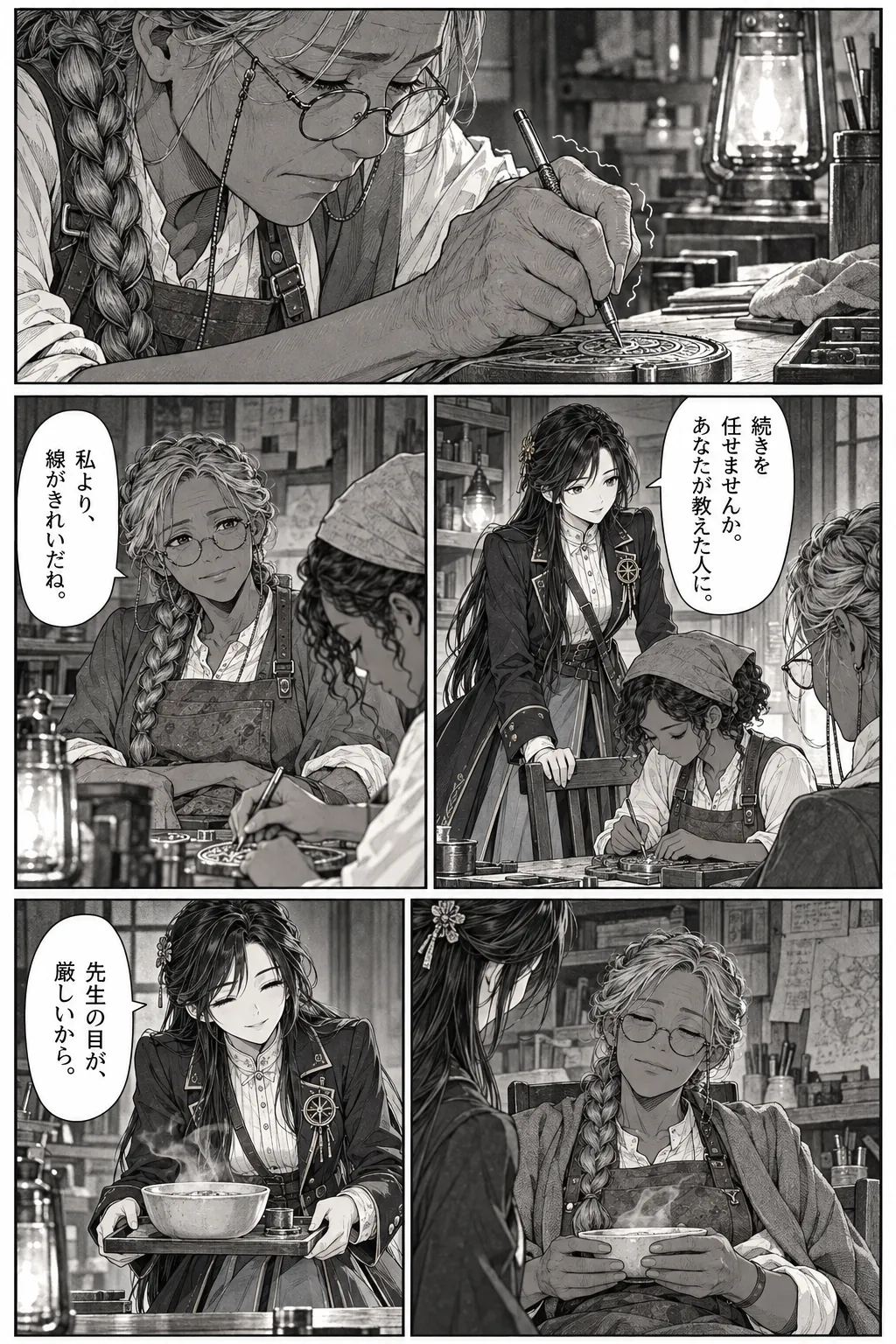 Unexpected encounter in another world, Chapter 13: Before the Walls Fail. Japanese story page 7.