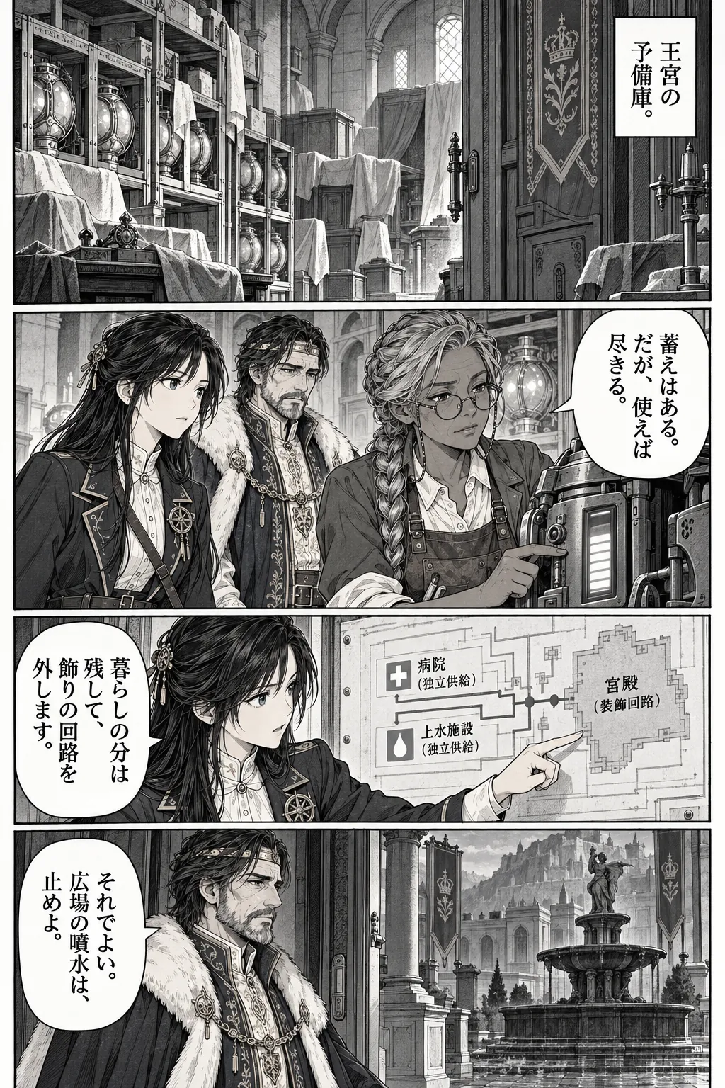 Unexpected encounter in another world, Chapter 13: Before the Walls Fail. Japanese story page 8.