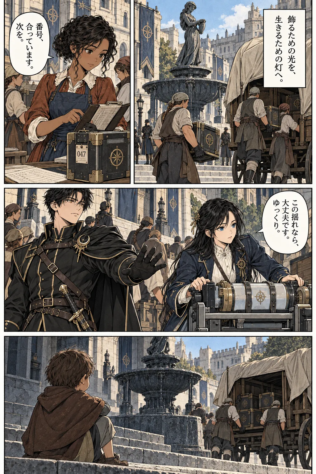 Unexpected encounter in another world, Chapter 13: Before the Walls Fail. Japanese story page 10.