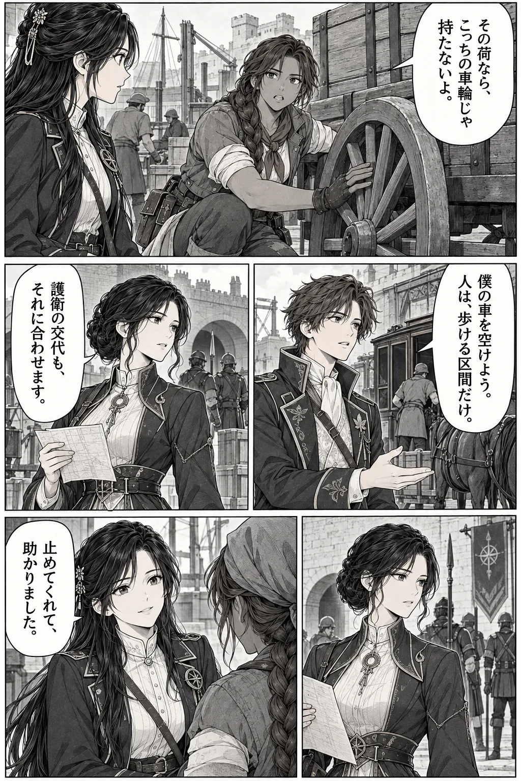 Unexpected encounter in another world, Chapter 13: Before the Walls Fail. Japanese story page 11.