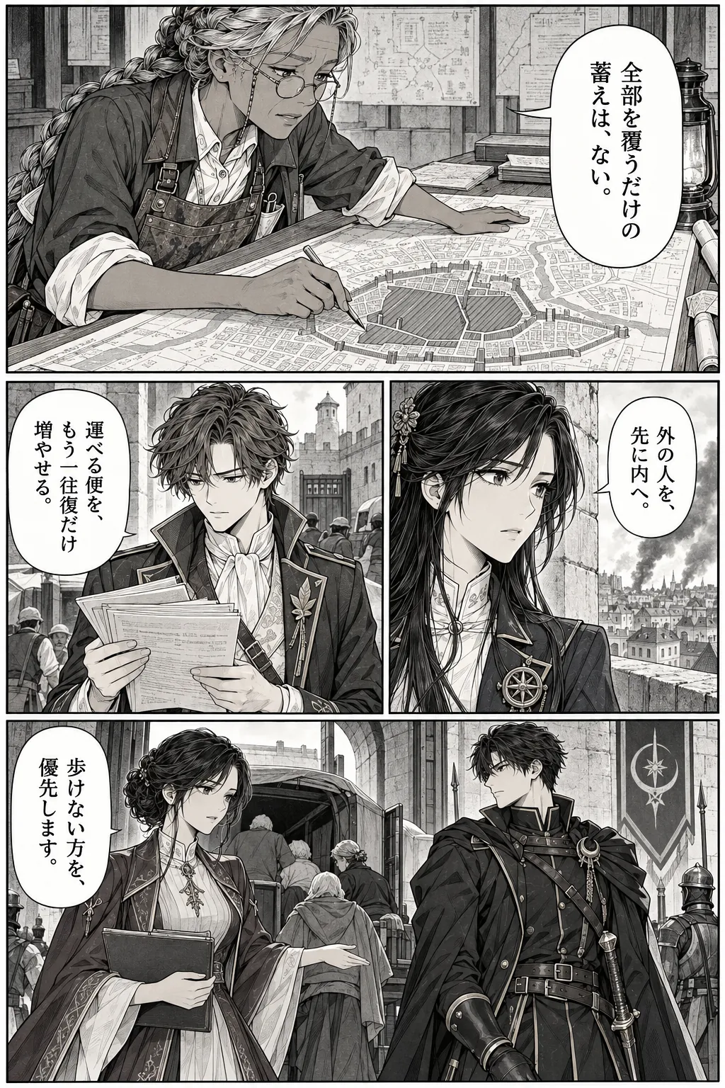 Unexpected encounter in another world, Chapter 13: Before the Walls Fail. Japanese story page 17.