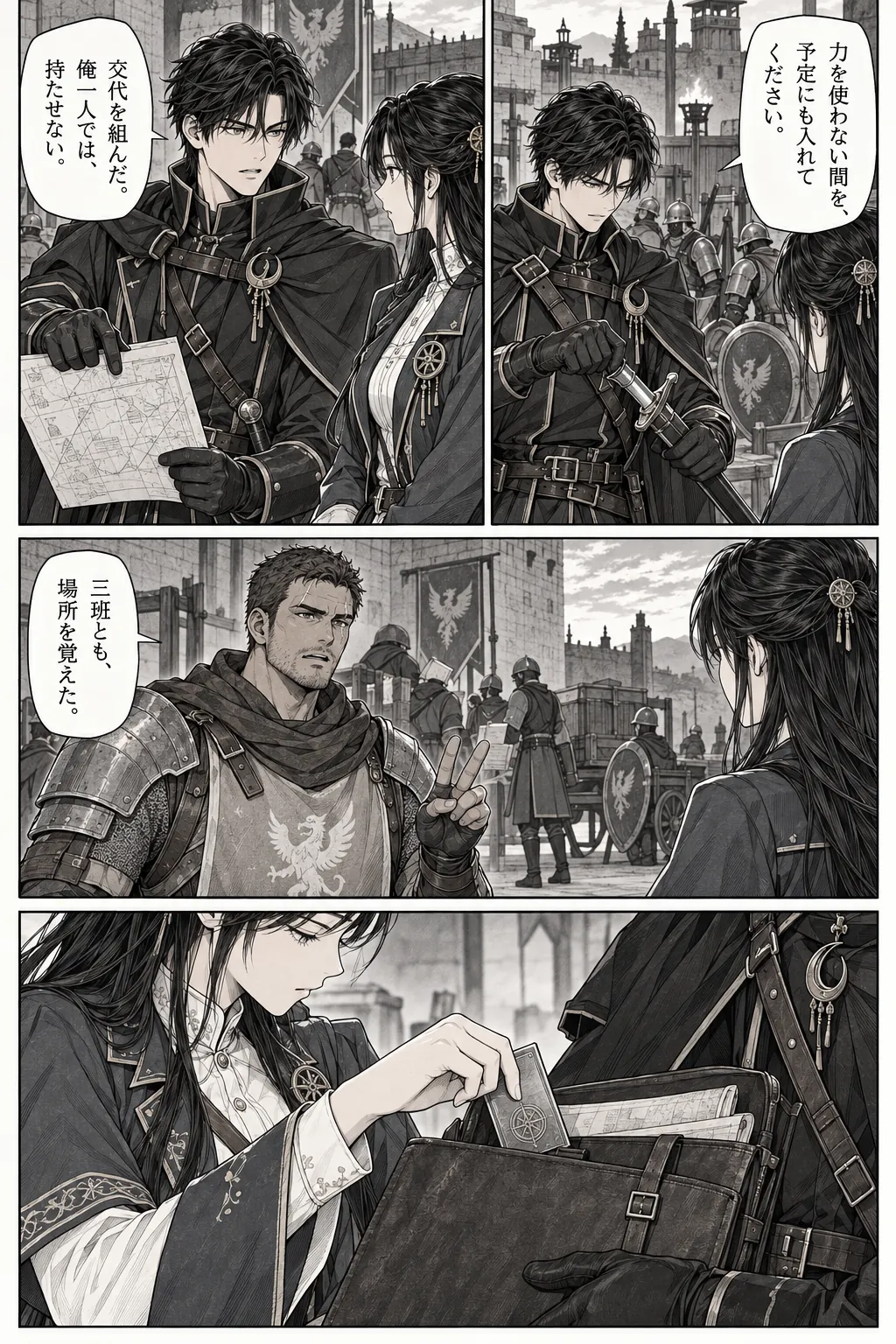 Unexpected encounter in another world, Chapter 13: Before the Walls Fail. Japanese story page 18.