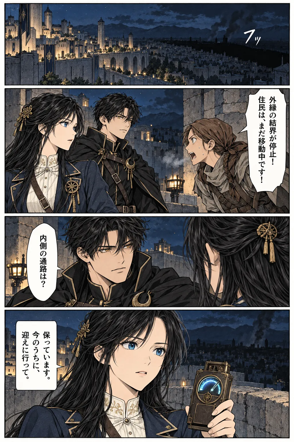 Unexpected encounter in another world, Chapter 13: Before the Walls Fail. Japanese story page 20.