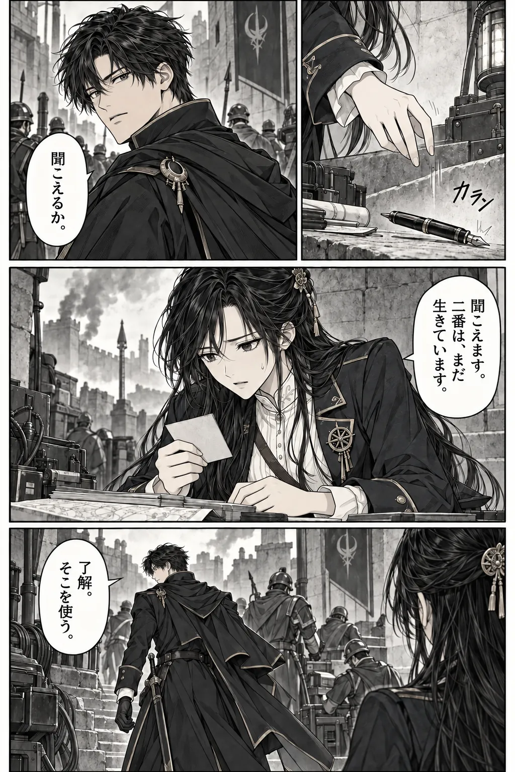 Unexpected encounter in another world, Chapter 14: The Night of the Breach. Japanese story page 5.