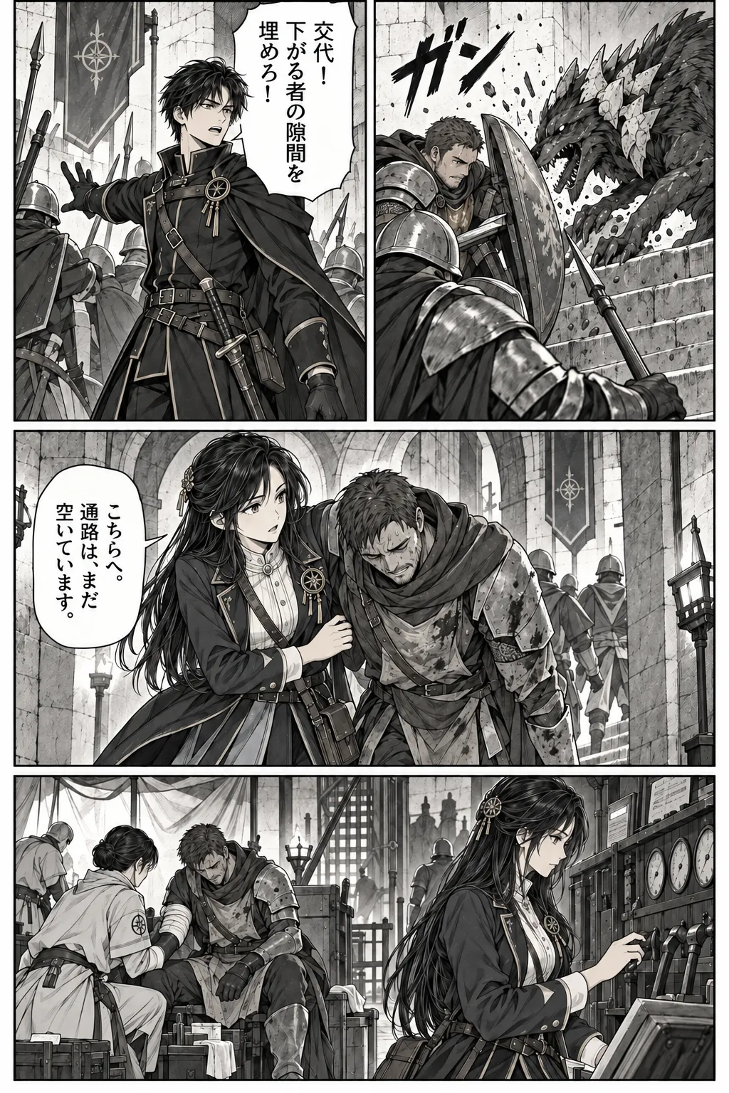 Unexpected encounter in another world, Chapter 14: The Night of the Breach. Japanese story page 6.
