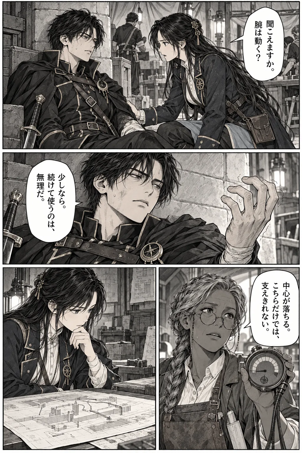 Unexpected encounter in another world, Chapter 14: The Night of the Breach. Japanese story page 19.