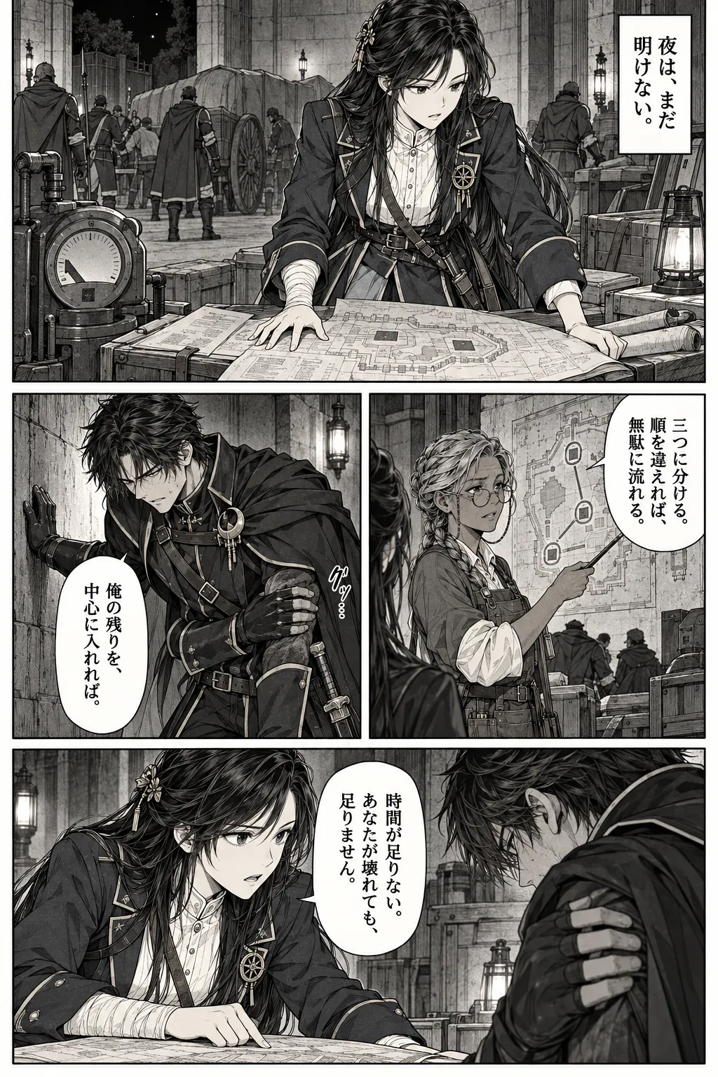 Unexpected encounter in another world, Chapter 15: No One Is the Price. Japanese story page 1.