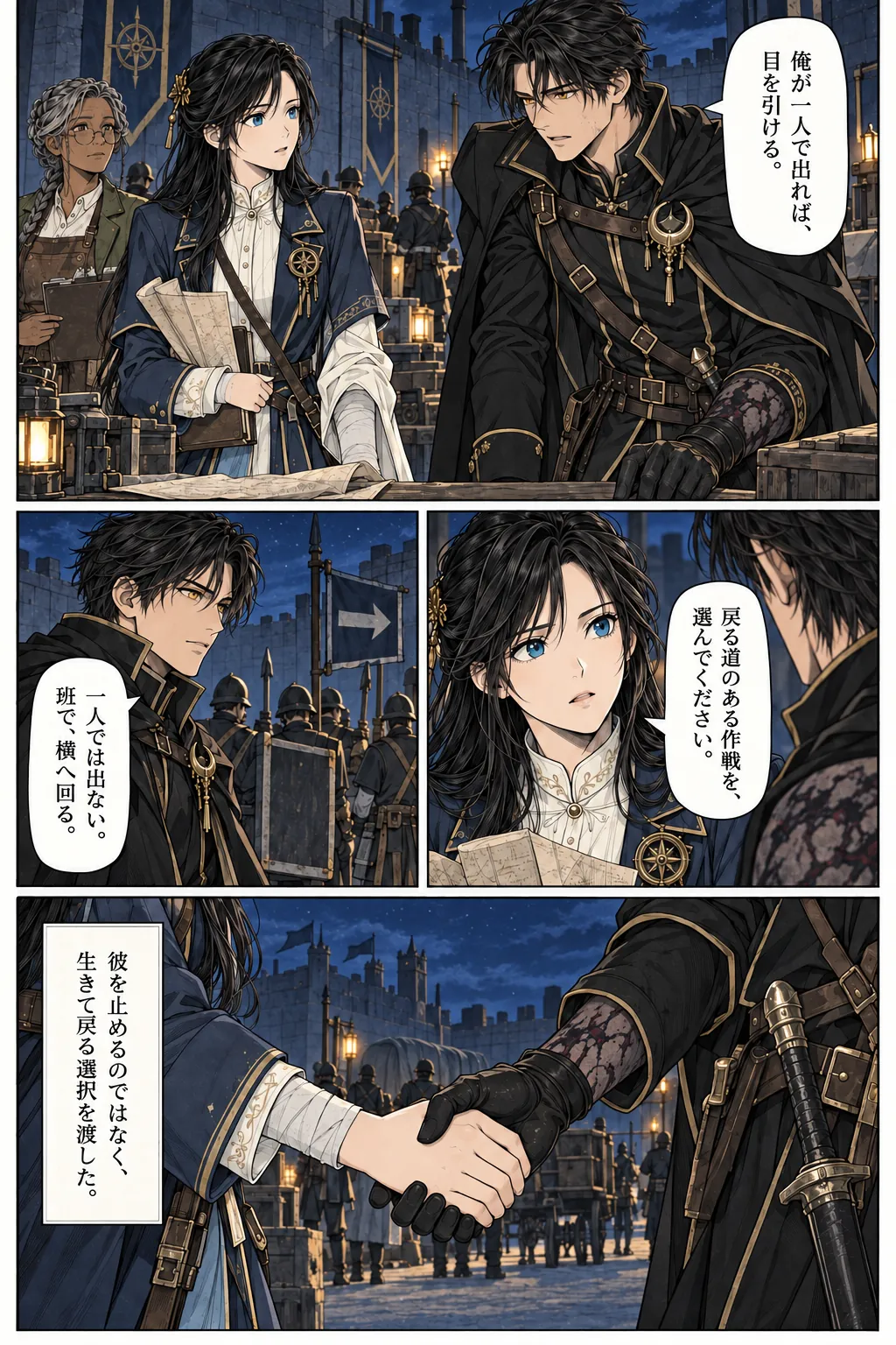 Unexpected encounter in another world, Chapter 15: No One Is the Price. Japanese story page 9.