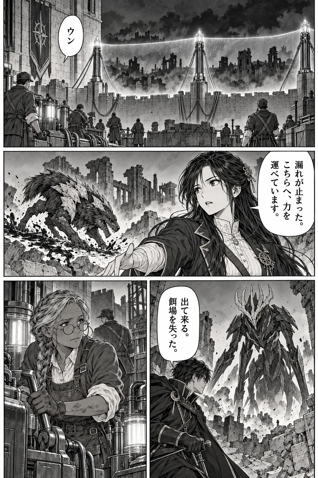 Unexpected encounter in another world, Chapter 15: No One Is the Price. Japanese story page 11.