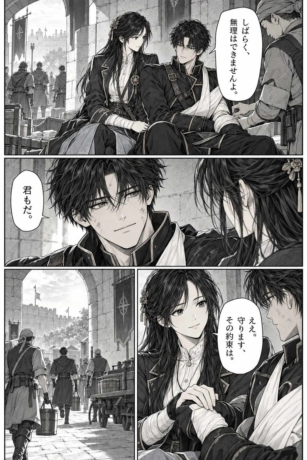 Unexpected encounter in another world, Chapter 15: No One Is the Price. Japanese story page 16.