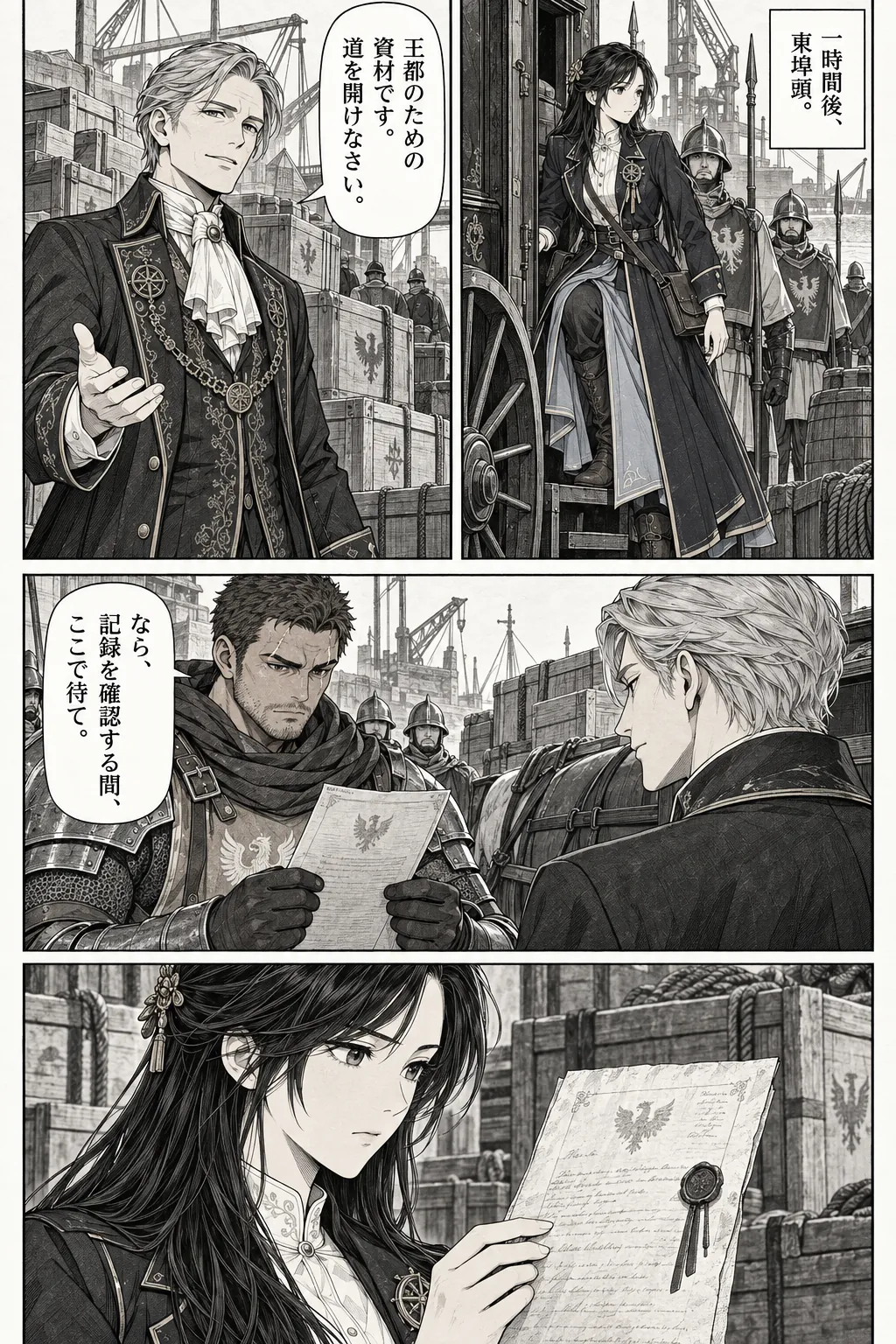 Unexpected encounter in another world, Chapter 15: No One Is the Price. Japanese story page 18.