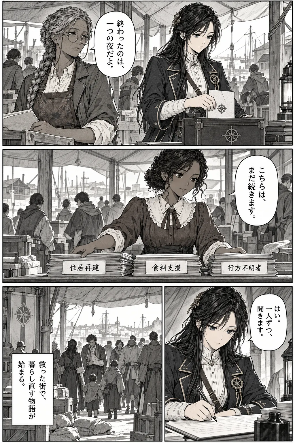 Unexpected encounter in another world, Chapter 15: No One Is the Price. Japanese story page 20.