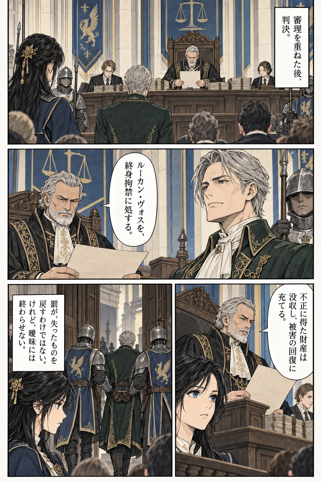 Unexpected encounter in another world, Chapter 16: What We Build After. Japanese story page 4.
