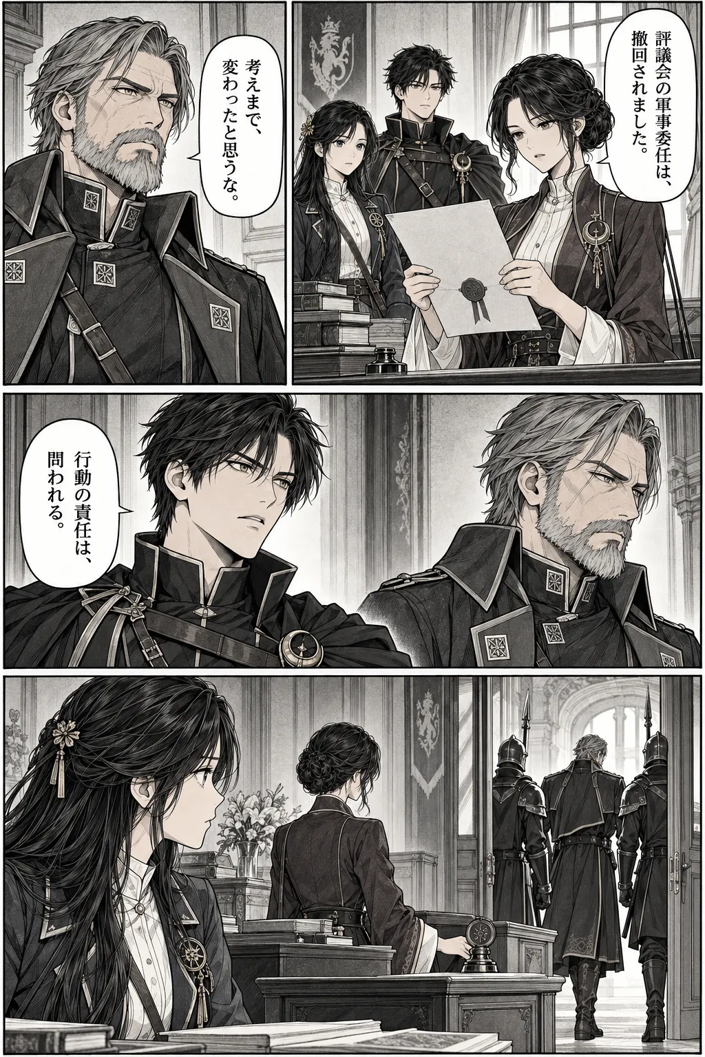 Unexpected encounter in another world, Chapter 16: What We Build After. Japanese story page 6.